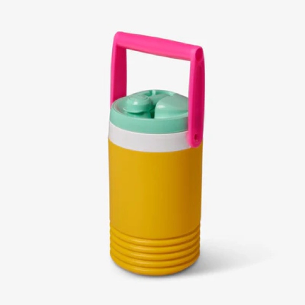 Brand new Igloo Retro Insulated 1/2 gallon Drink Jug - Yellow, Pink & Mint